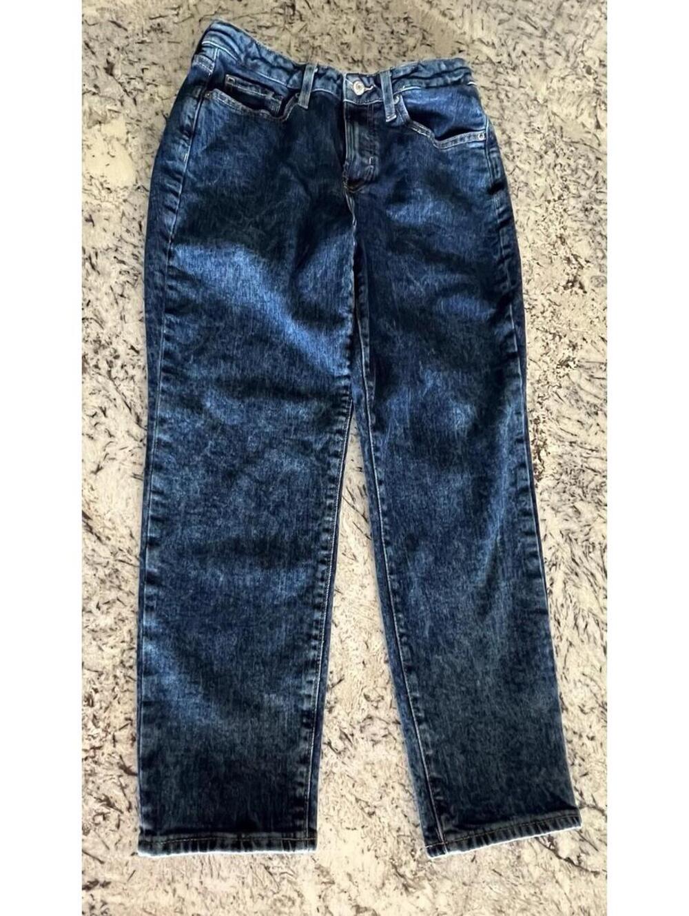 Old Navy Jeans Women's Sz 6 Blue OG Straight High-Rise Secret Smooth Pockets